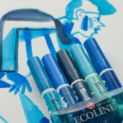 Ecoline Brush-pen Set of 5 Colours